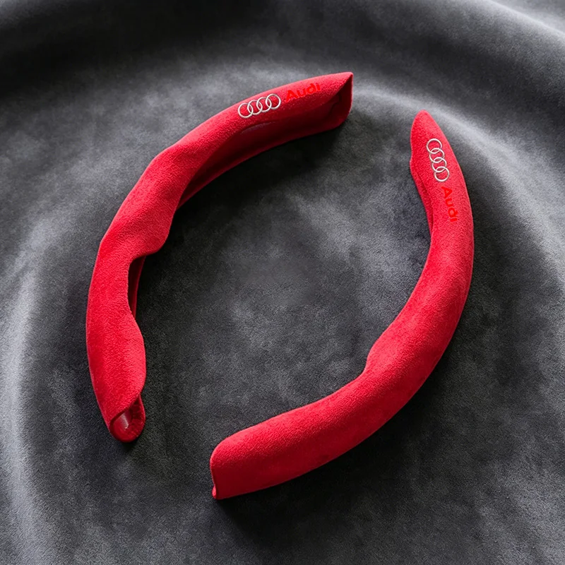 Suede Car Steering Wheel Cover Steering Wheel Universal Anti-Slip Grip Segmented Decor Protection Cap For Audi Sline RS Sticker
Suede Car Steering Wheel Cover Steering Wheel Universal Anti-Slip Grip Segmented Decor Protection Cap For Audi Sline RS Sticker