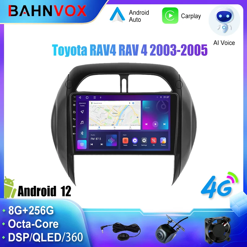9" Android 12.0 Car Radio for Toyota RAV4 RAV 4 2003 2005 Multimedia Player Navigation GPS Stereo Head Unit
9" Android 12.0 Car Radio for Toyota RAV4 RAV 4 2003 2005 Multimedia Player Navigation GPS Stereo Head Unit