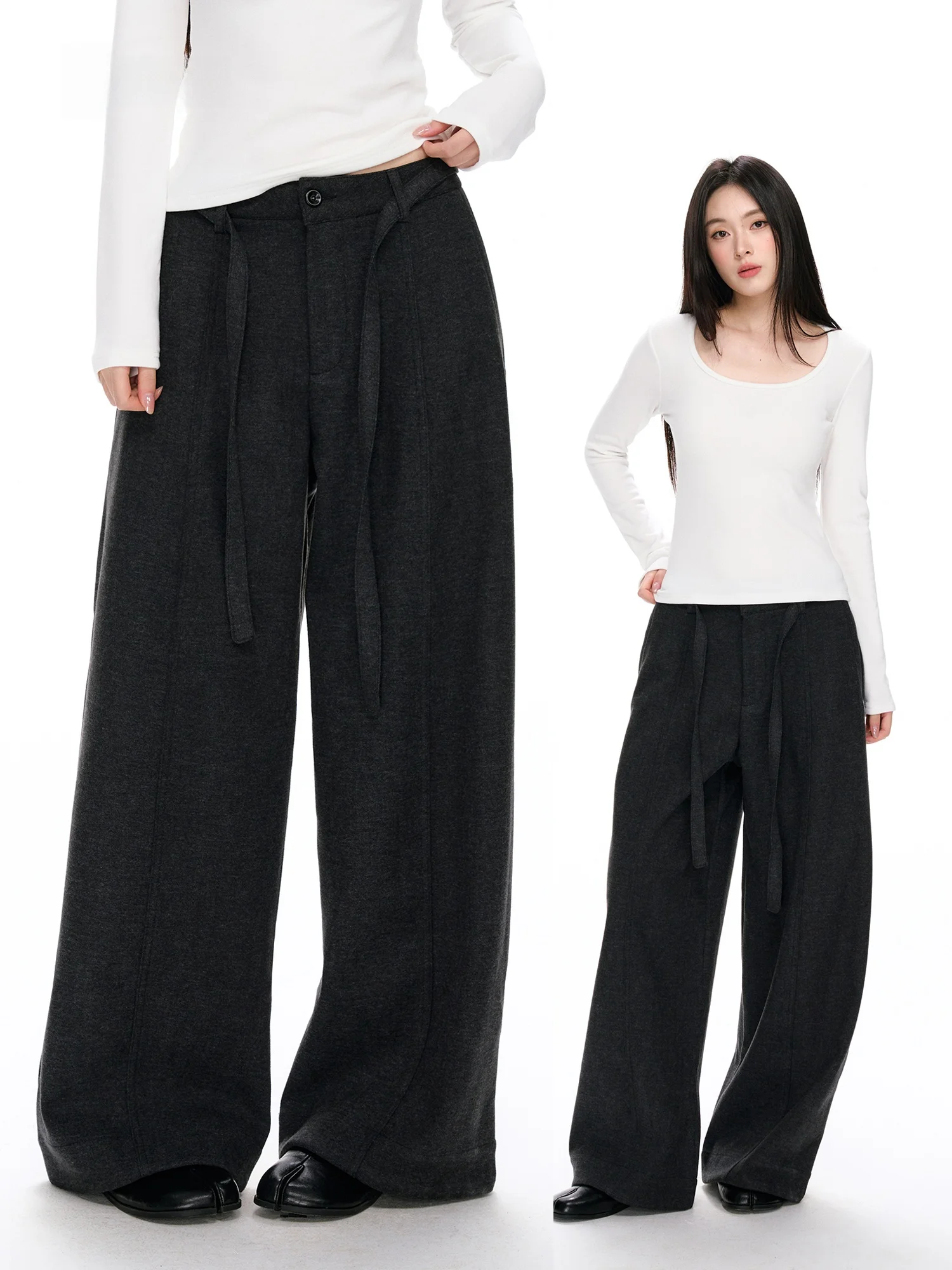 Брюки Nikoq Fce с подкладкой, прямые, широкие, повседневные, женские, зимние, 2025, новые, длинные, с высокой талией, на молнии
Брюки Nikoq Fce с подкладкой, прямые, широкие, повседневные, женские, зимние, 2025, новые, длинные, с высокой талией, на молнии