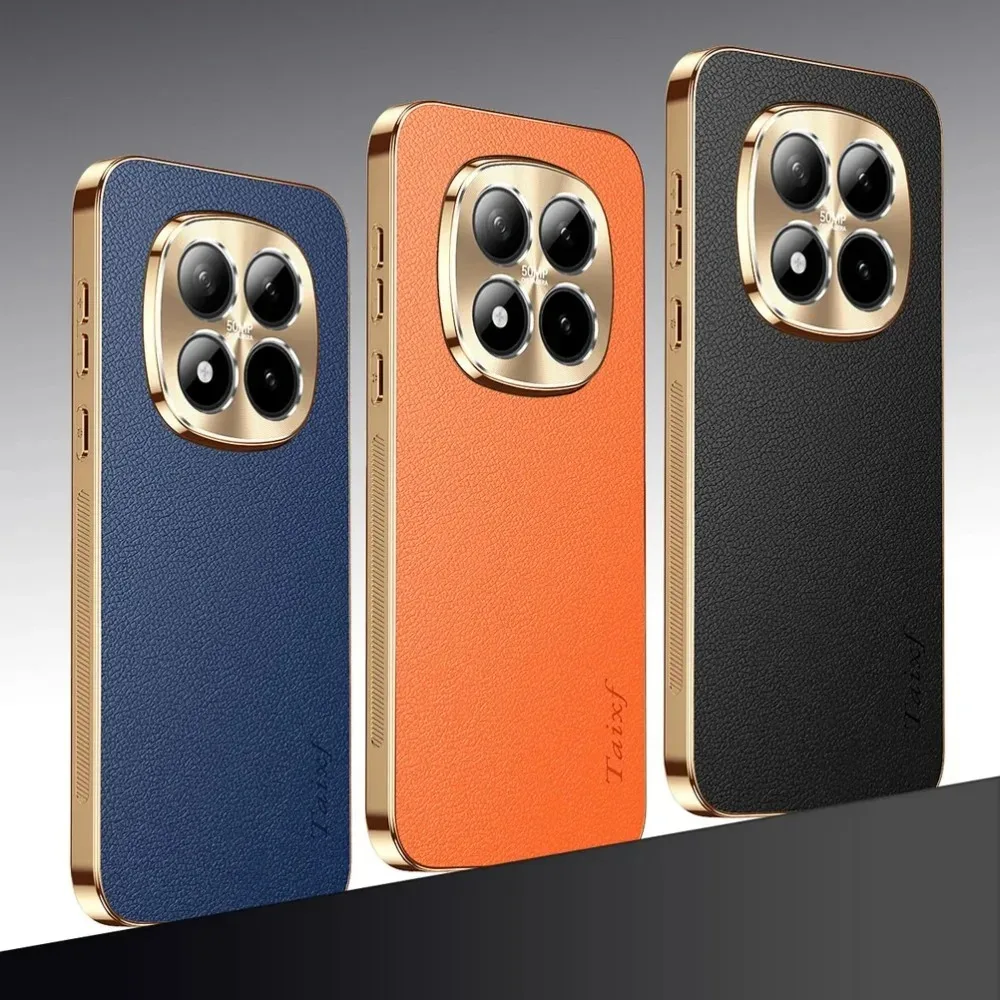 High End Vegan Leather Texture Case For Xiaomi Redmi Note 15 14 13 Pro Plus 5G Turbo 4 Pro Shockproof Electroplated Frame Cover
High End Vegan Leather Texture Case For Xiaomi Redmi Note 15 14 13 Pro Plus 5G Turbo 4 Pro Shockproof Electroplated Frame Cover