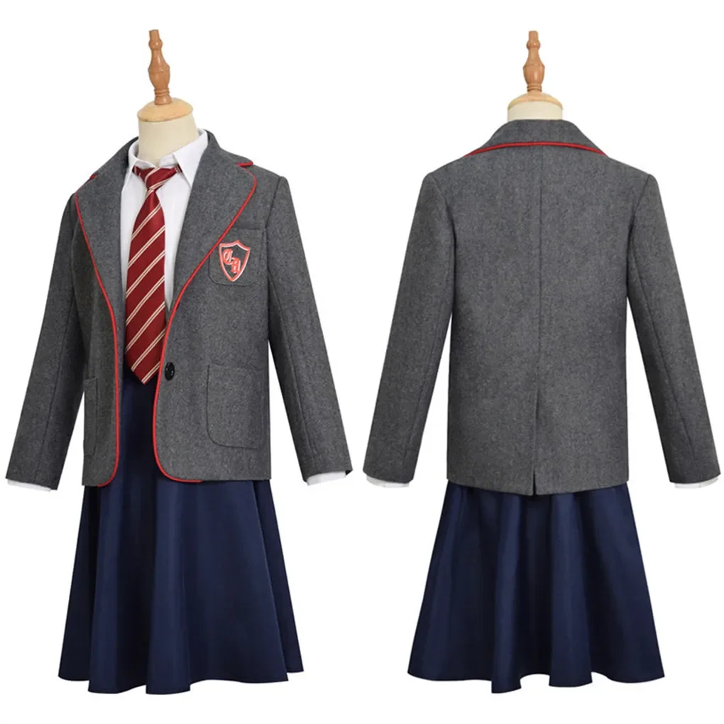 Matilda Kids Cosplay Costume Children Girls Shirt Skirt Coat Uniform Full Suits Adult Halloween Carnival Disguise Party Costume
Matilda Kids Cosplay Costume Children Girls Shirt Skirt Coat Uniform Full Suits Adult Halloween Carnival Disguise Party Costume