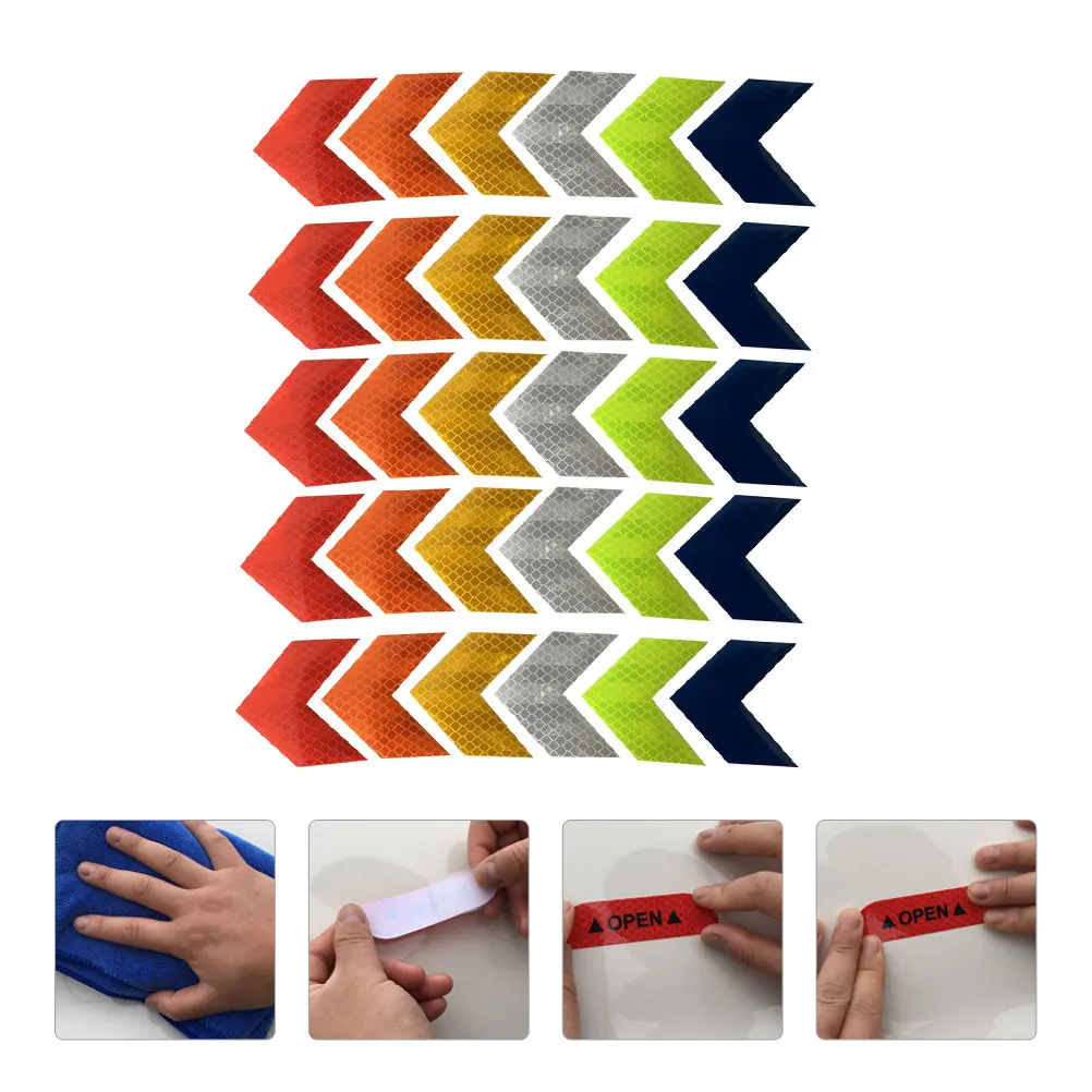 50pcs Arrow Reflective Stickers PET Material Car Decal Waterproof Durable Strong Adhesion No Residue Vivid Design Car Door
50pcs Arrow Reflective Stickers PET Material Car Decal Waterproof Durable Strong Adhesion No Residue Vivid Design Car Door