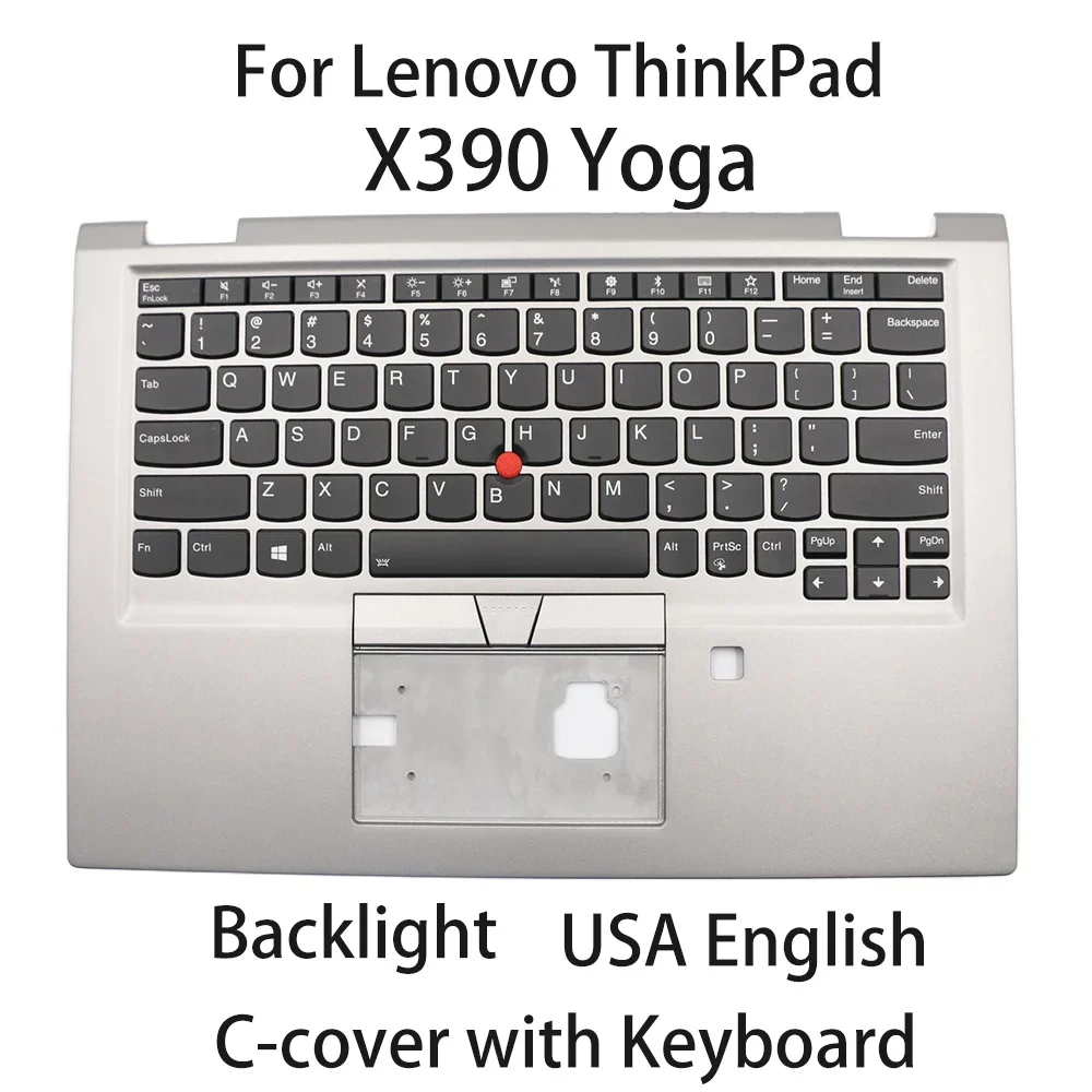 New For Lenovo ThinkPad X390 Yoga Laptop C-cover with Keyboard Internal USA English Silver Backlight FRU:02HM716 02HM717
New For Lenovo ThinkPad X390 Yoga Laptop C-cover with Keyboard Internal USA English Silver Backlight FRU:02HM716 02HM717