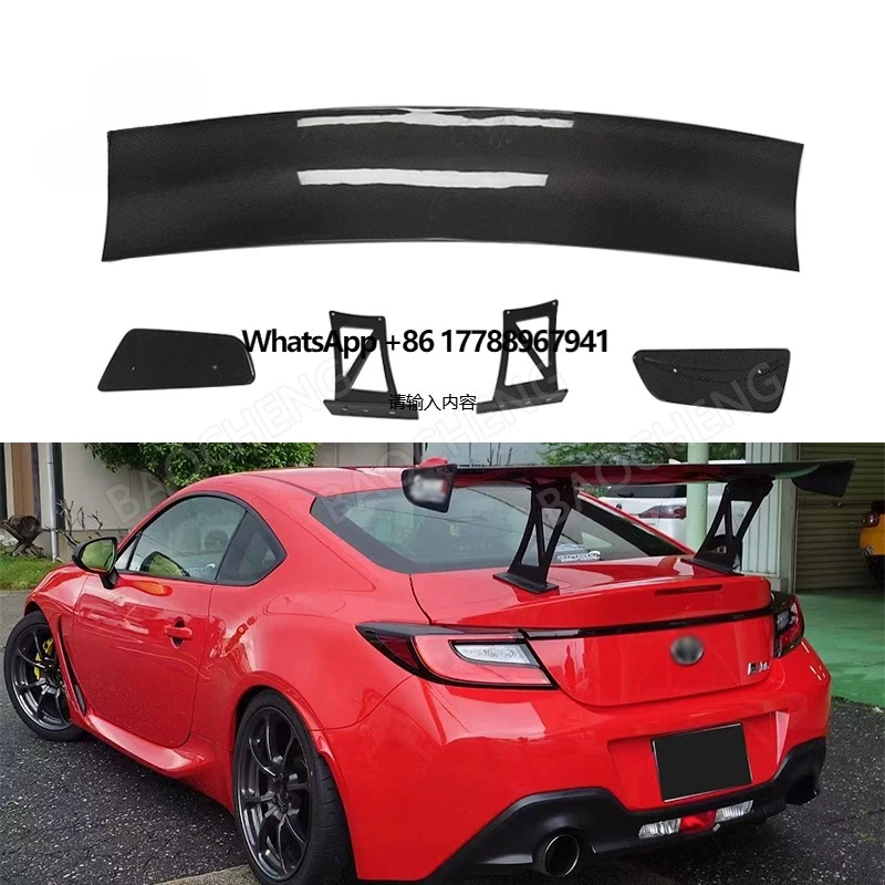 GR86 Carbon Fiber Rear Spoiler for GR86 Brz High Quality GT Style Rear Tail Wing Car Body Kit Auto Parts
GR86 Carbon Fiber Rear Spoiler for GR86 Brz High Quality GT Style Rear Tail Wing Car Body Kit Auto Parts
