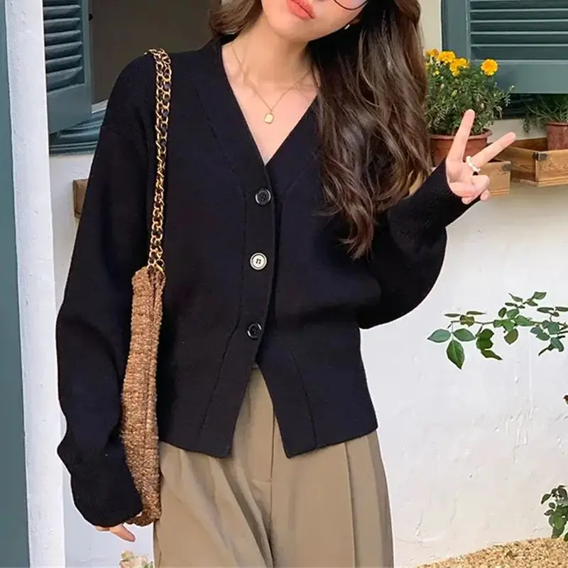 Street Fashion Long Sleeve Knitted Cardigans Shirt Women Sweater Coat Y2k Spring Chic Casual Elastic Knit Cardigan Tops Knitwear
Street Fashion Long Sleeve Knitted Cardigans Shirt Women Sweater Coat Y2k Spring Chic Casual Elastic Knit Cardigan Tops Knitwear