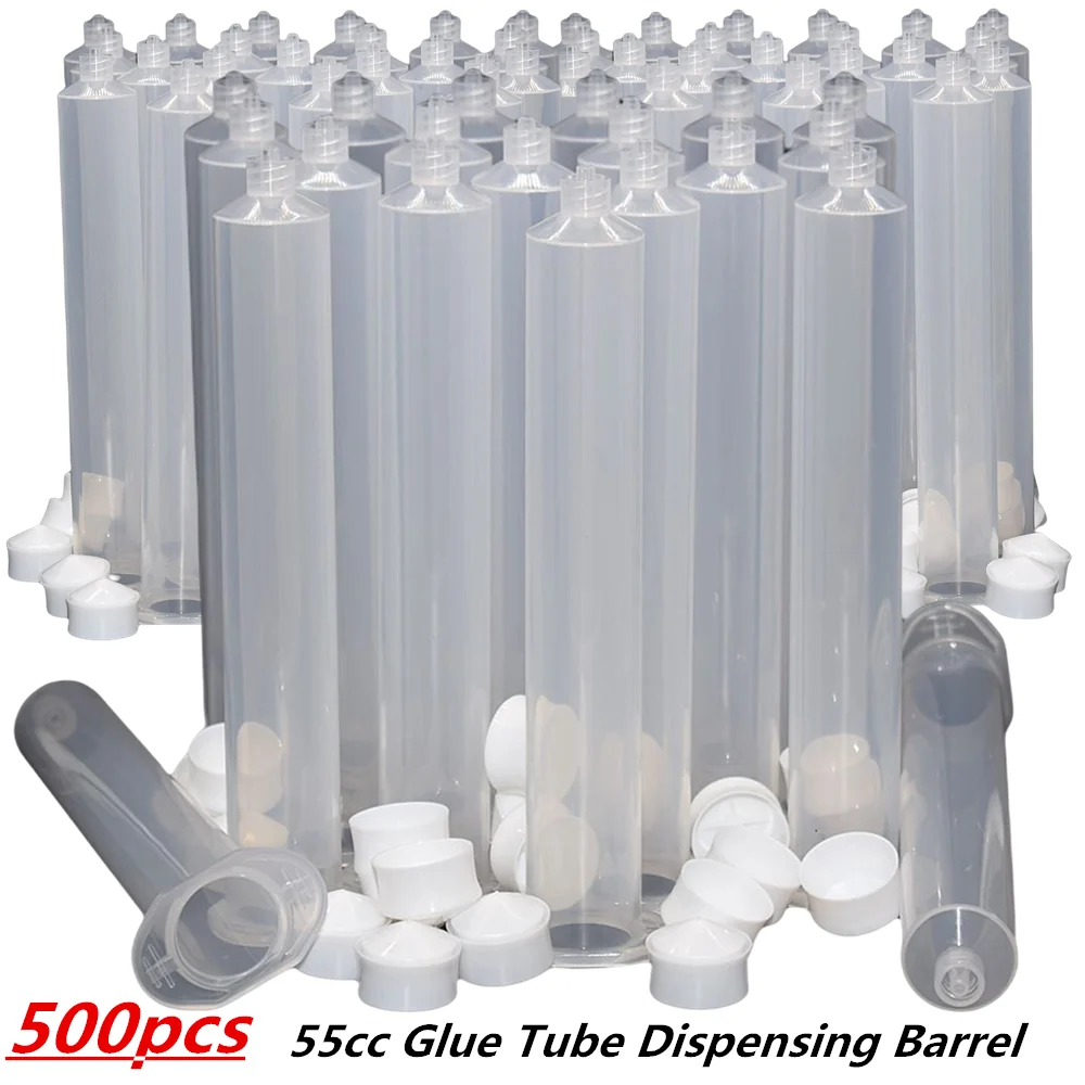 500pcs Industrial Dispensing Tube 55cc Adhesive Dispenser Empty Glue Tube 55ml Glue Dispensing Barrel Set with 500pcs Stopper
500pcs Industrial Dispensing Tube 55cc Adhesive Dispenser Empty Glue Tube 55ml Glue Dispensing Barrel Set with 500pcs Stopper