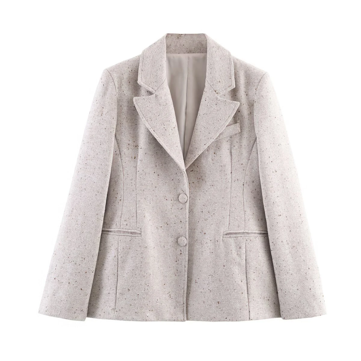 European and American 2026 Spring New Women's Casual Style Long Sleeve Nine Cent Short Skirt Slimming Suit Coat
European and American 2026 Spring New Women's Casual Style Long Sleeve Nine Cent Short Skirt Slimming Suit Coat