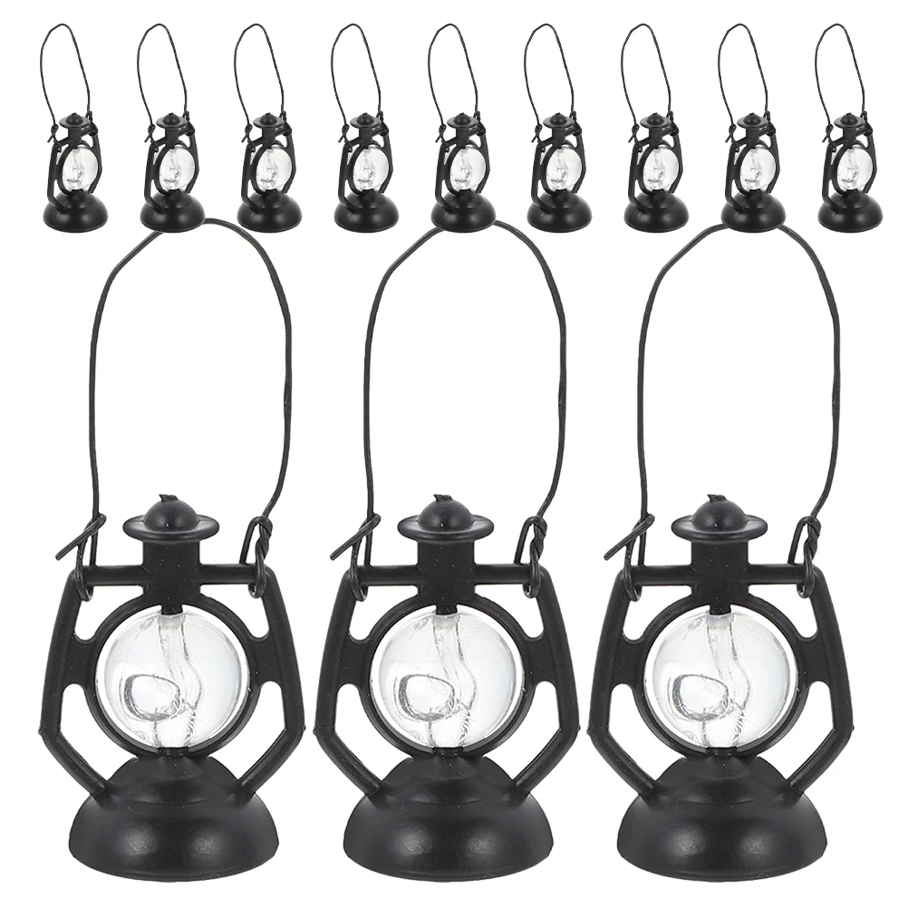 20 Pcs Mini Lantern Miniature Dollhouse Floor Lamp Black Small Lanterns Decorative
20 Pcs Mini Lantern Miniature Dollhouse Floor Lamp Black Small Lanterns Decorative