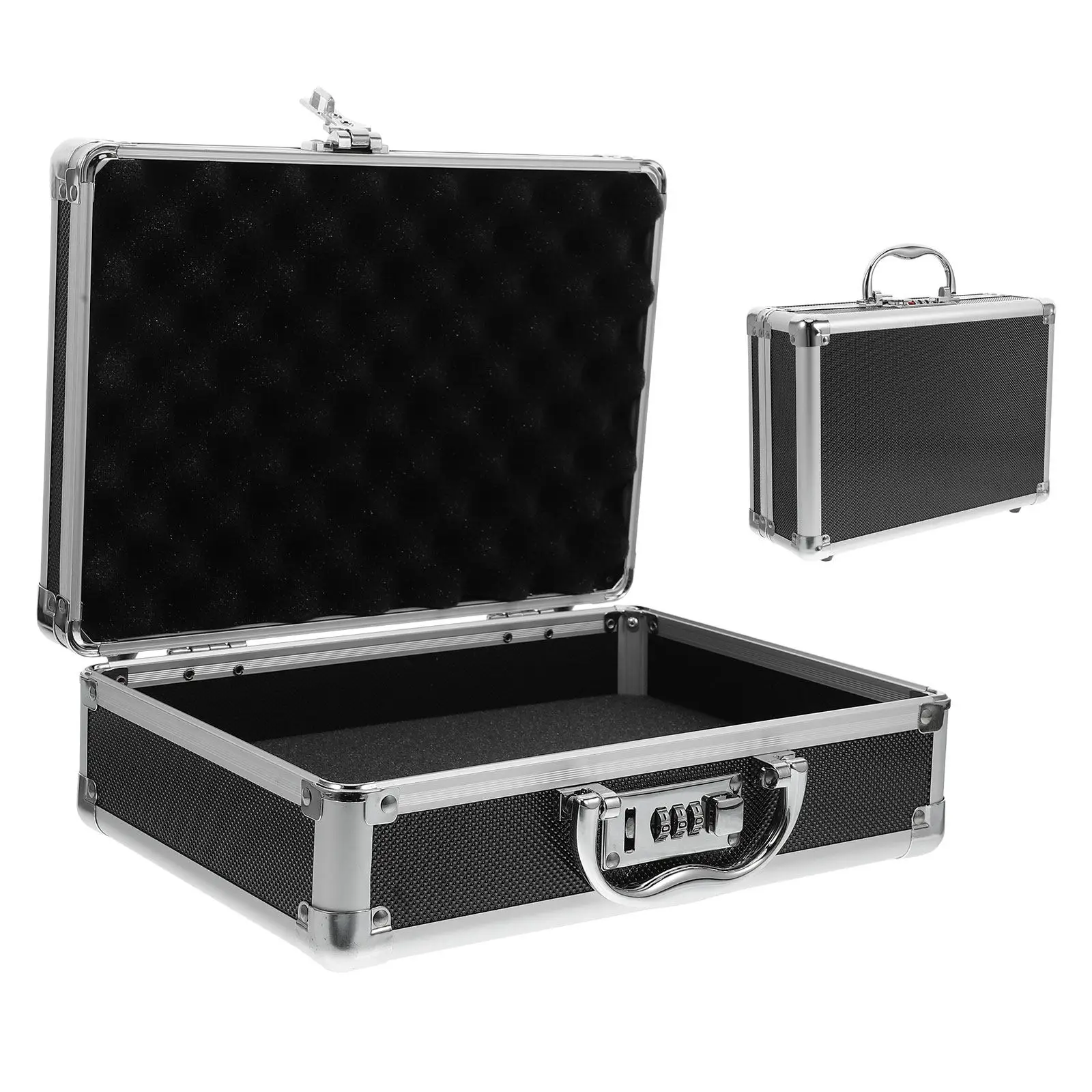 Multifunctional Aluminum Alloy Carrying Case Hard Protective Storage Box Foam Interior Portable Tool Organizer Secure Lock
Multifunctional Aluminum Alloy Carrying Case Hard Protective Storage Box Foam Interior Portable Tool Organizer Secure Lock