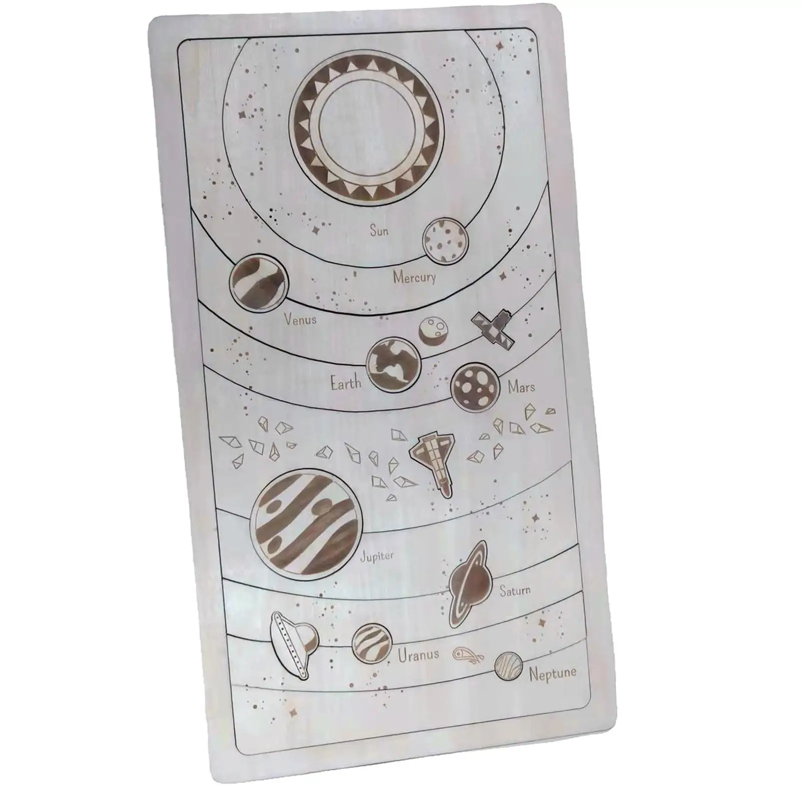 Solar System Model Board Planet Learning Toys Educational Cognition for Kids
Solar System Model Board Planet Learning Toys Educational Cognition for Kids