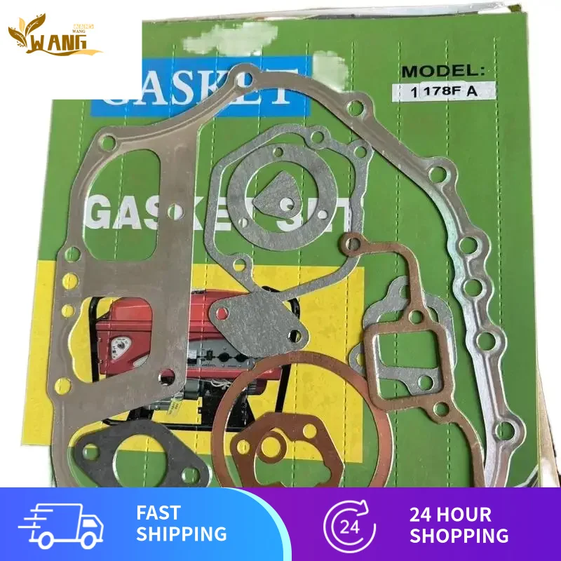 2SETS FULL GASKET SET FOR CHINESE 178F 6HP 4 STROKE DIESEL 3KW GENERATOR BASE GASKET REPLACEMENT PARTS
2SETS FULL GASKET SET FOR CHINESE 178F 6HP 4 STROKE DIESEL 3KW GENERATOR BASE GASKET REPLACEMENT PARTS