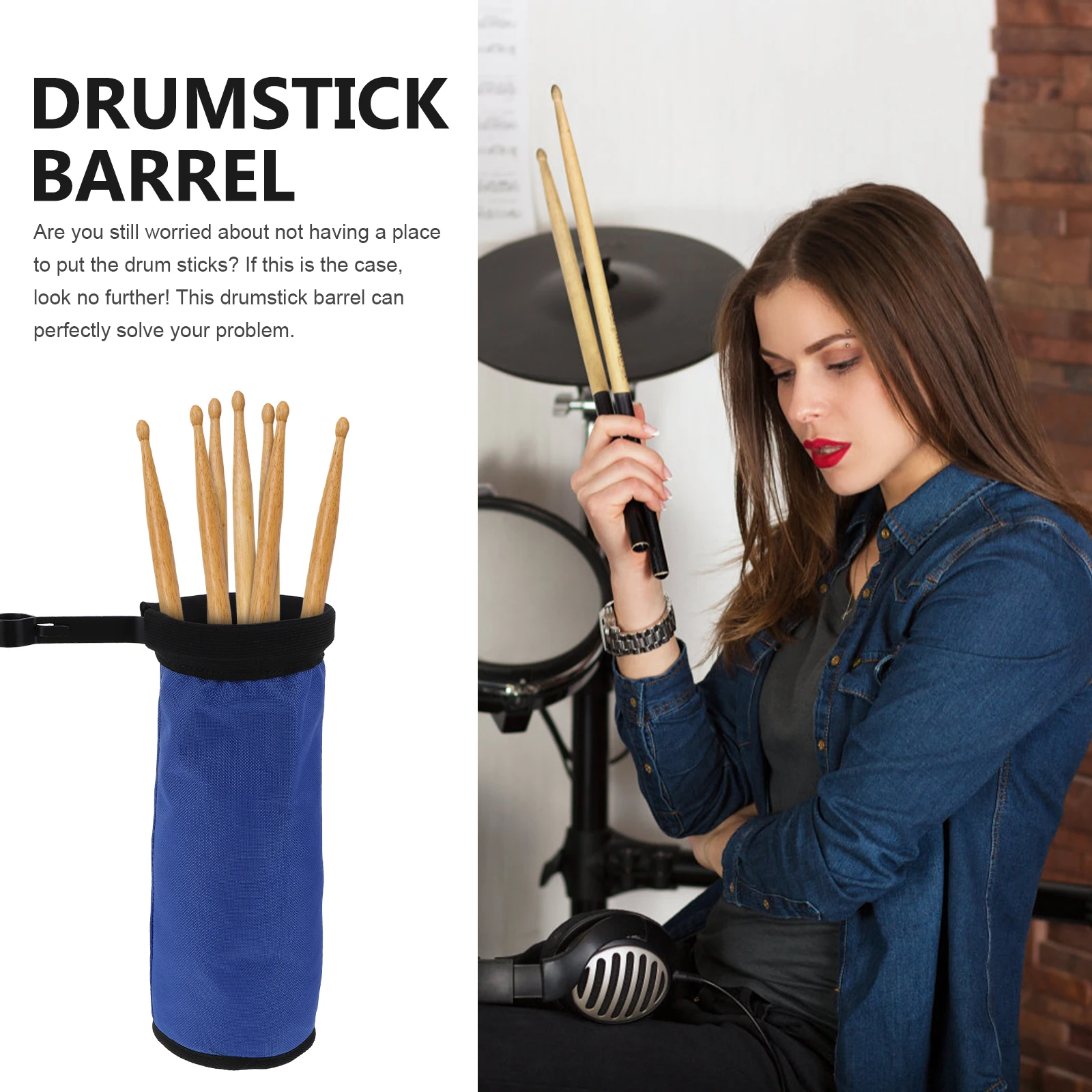 Durable Drumstick Barrel Large Capacity Oxford Cloth Alloy Strong Smooth Inner Lining Protects Sticks Portable Carrying Bag Drum
Durable Drumstick Barrel Large Capacity Oxford Cloth Alloy Strong Smooth Inner Lining Protects Sticks Portable Carrying Bag Drum