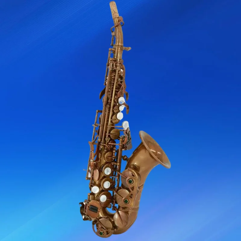 Новый профессиональный саксофон-сопрано 2026 new88, коричневый, антикварный, изогнутый, в тонировке Bb, с кейсом
Новый профессиональный саксофон-сопрано 2026 new88, коричневый, антикварный, изогнутый, в тонировке Bb, с кейсом