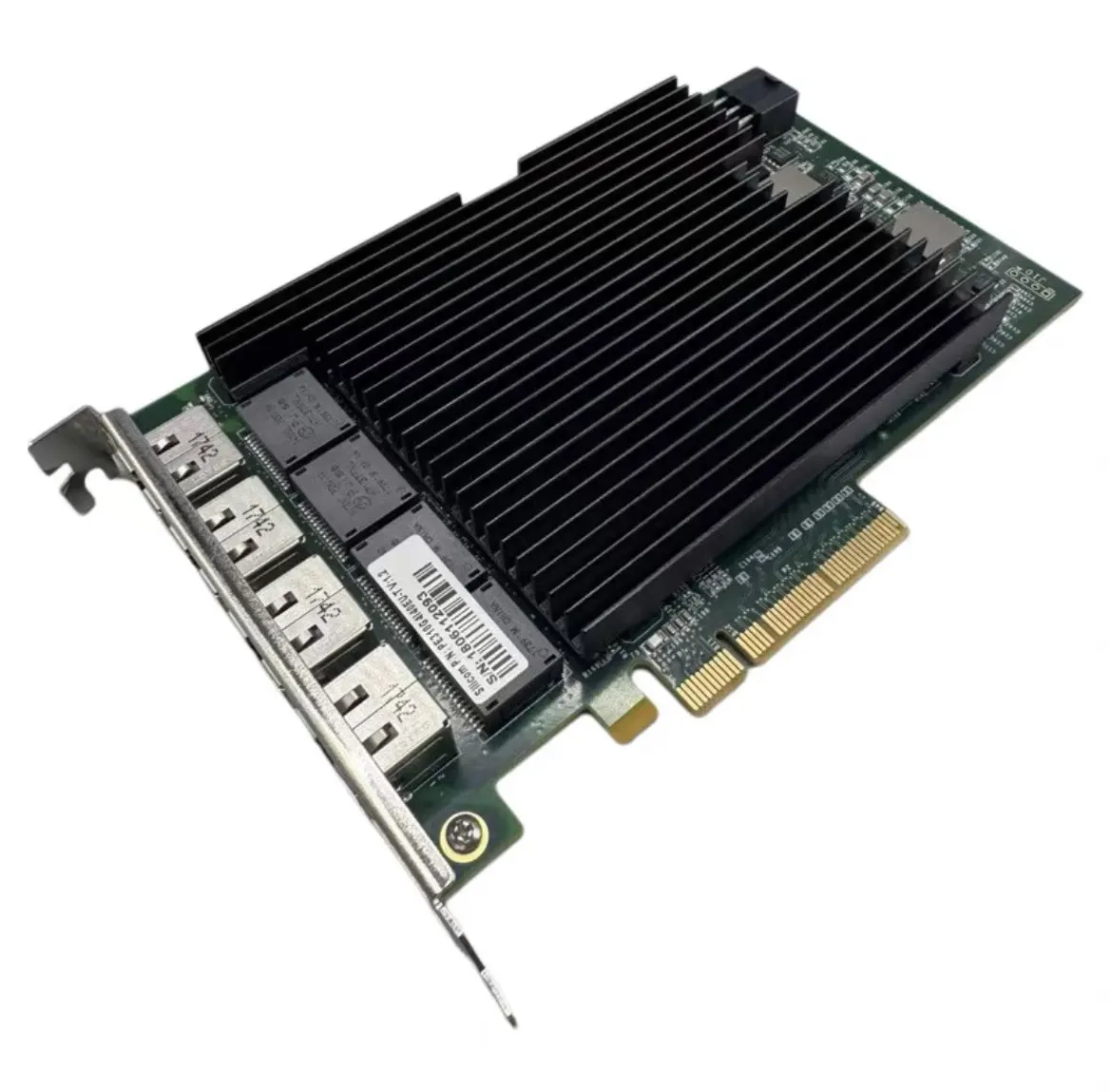 For SiIicom PE310G4I40EU-T PE310G4I40EU X540-T4 Four Port 10 Gigabit Ethernet Card Supporting Diskless Operation 01KM586
For SiIicom PE310G4I40EU-T PE310G4I40EU X540-T4 Four Port 10 Gigabit Ethernet Card Supporting Diskless Operation 01KM586