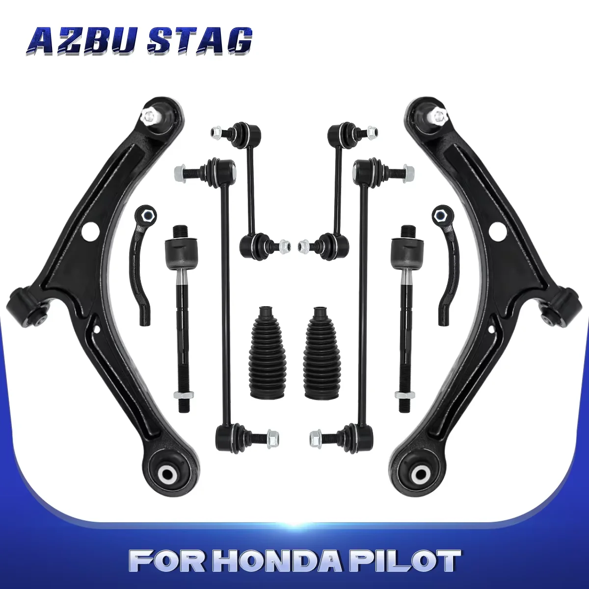 AzbuStag 12Pcs Front Lower Control Arm Sway Bar Link Tie Rod Suspension Kits for HONDA PILOT ACURA MDX 2001 2002 2003 2004 2005
AzbuStag 12Pcs Front Lower Control Arm Sway Bar Link Tie Rod Suspension Kits for HONDA PILOT ACURA MDX 2001 2002 2003 2004 2005