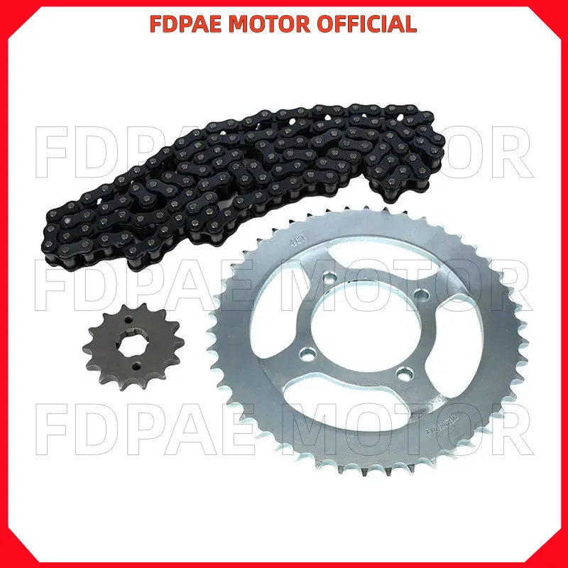 Chain / Large and Small Sprockets / Three-piece Set for Wuyang Honda Wh150-a-6a-8-9
Chain / Large and Small Sprockets / Three-piece Set for Wuyang Honda Wh150-a-6a-8-9