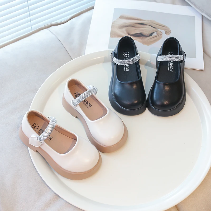 Kids Girls Rhinestone Strap Mary Jane Shoes Faux Leather Platform Non-slip Sole for Party Dress & Daily Casual Walking
Kids Girls Rhinestone Strap Mary Jane Shoes Faux Leather Platform Non-slip Sole for Party Dress & Daily Casual Walking