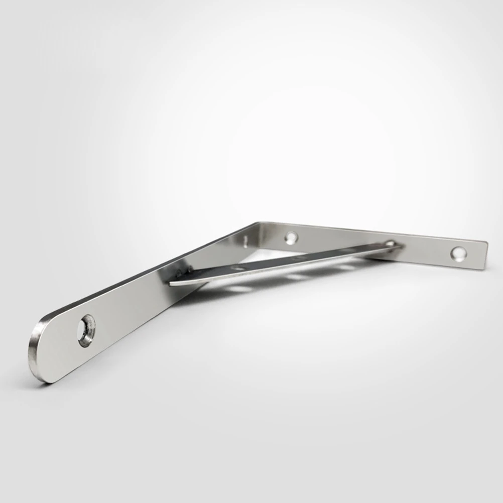 2Pcs Stainless Steel Triangular Shelf Brackets Heavy Duty Corner Brace For Living Room Kitchen Bedroom Storage Rack Bookshelf
2Pcs Stainless Steel Triangular Shelf Brackets Heavy Duty Corner Brace For Living Room Kitchen Bedroom Storage Rack Bookshelf