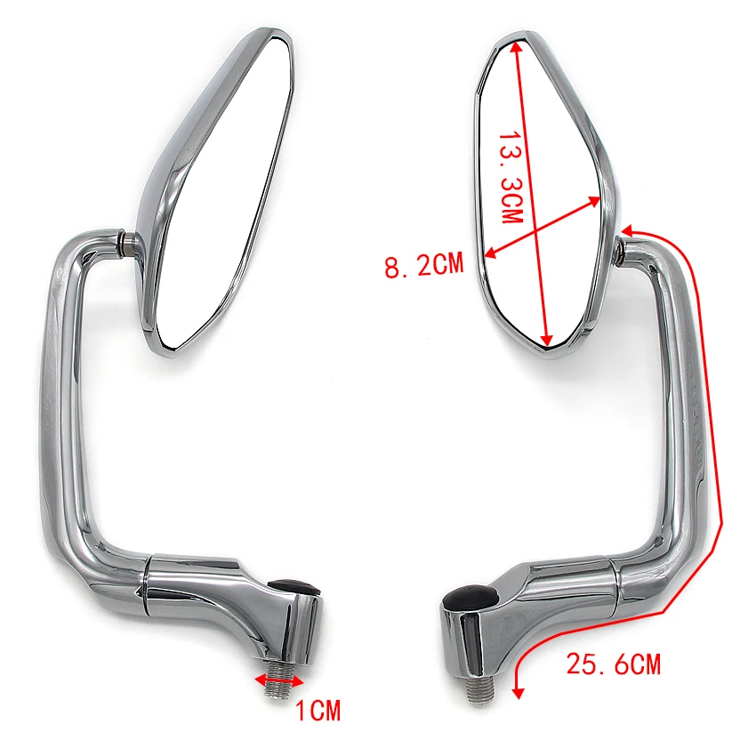 General Motorcycle Side Rearview Mirrors For Harley Davidson Handle Rearview Mirror Aluminum Rear View Silver Handle End Parts
General Motorcycle Side Rearview Mirrors For Harley Davidson Handle Rearview Mirror Aluminum Rear View Silver Handle End Parts
