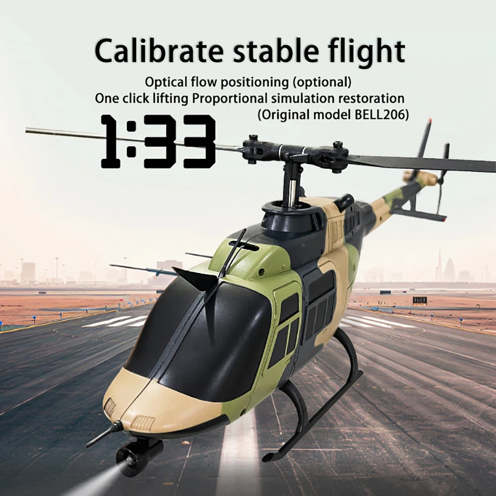 RC ERA RC Helicopter 1:33 Bell-206 Aircraft C138 6CH 6-axis Gyro Remote Control Plane
RC ERA RC Helicopter 1:33 Bell-206 Aircraft C138 6CH 6-axis Gyro Remote Control Plane