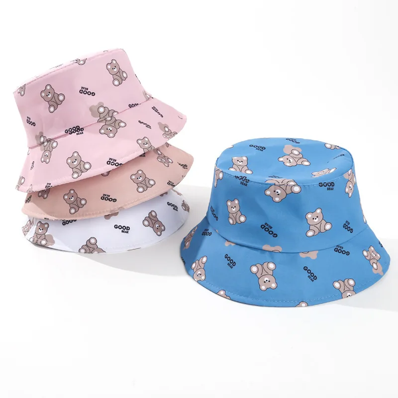 Print Bear Fisherman Hat For Kids Sunshade Basin Cap Cotton Breathable Baby Visors 1-5Year Boy Girl Children Flat Top Bucket Hat
Print Bear Fisherman Hat For Kids Sunshade Basin Cap Cotton Breathable Baby Visors 1-5Year Boy Girl Children Flat Top Bucket Hat