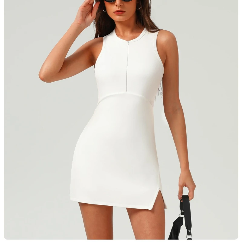 Спортивное платье для тенниса, йоги, гольфа и бадминтона, удобное для кожи, летнее, повседневное, с встроенными шортами и бретелями, для женщин.
Спортивное платье для тенниса, йоги, гольфа и бадминтона, удобное для кожи, летнее, повседневное, с встроенными шортами и бретелями, для женщин.