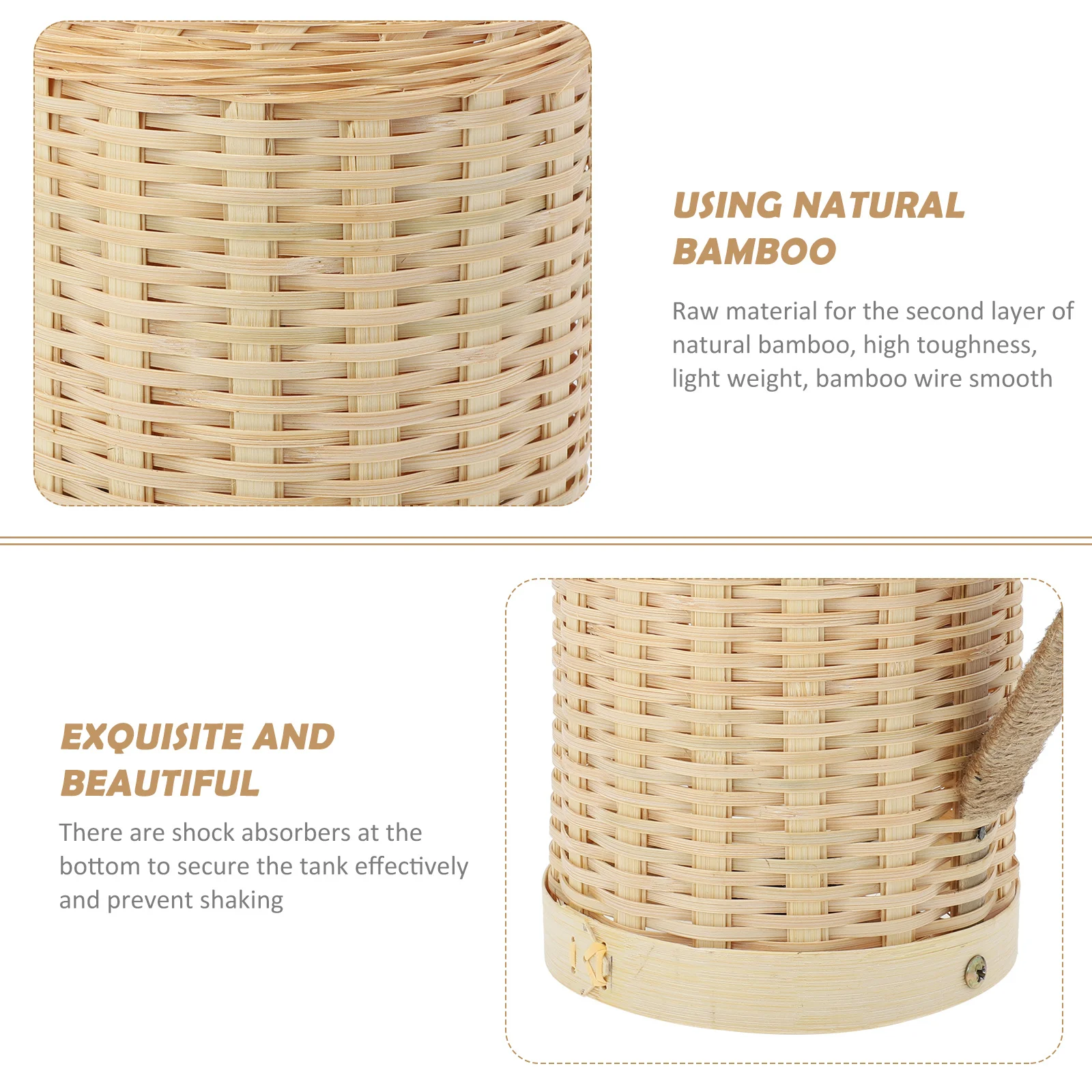 1pcs Bamboo Woven Glass Thermal Kettle Large Capacity Vintage Insulated Water Bottle For Home Office Use Retro Heat Keeping Cup
1pcs Bamboo Woven Glass Thermal Kettle Large Capacity Vintage Insulated Water Bottle For Home Office Use Retro Heat Keeping Cup