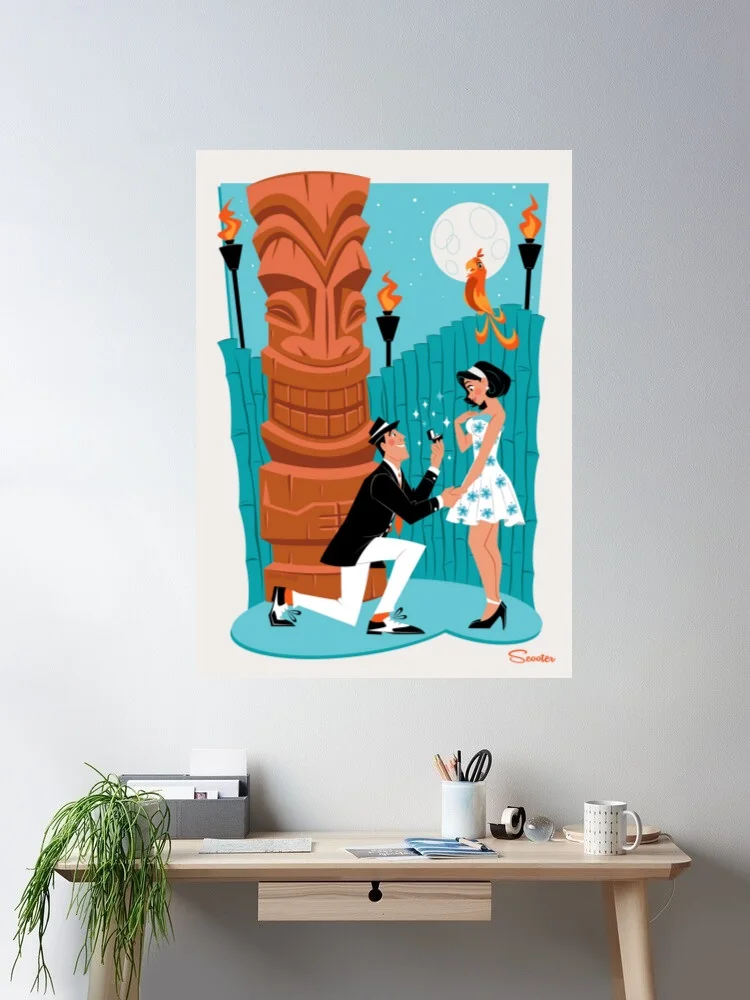 Art Scooter She Said Yes! Canvas POSTER ,Home Decor Wall art painting
Art Scooter She Said Yes! Canvas POSTER ,Home Decor Wall art painting