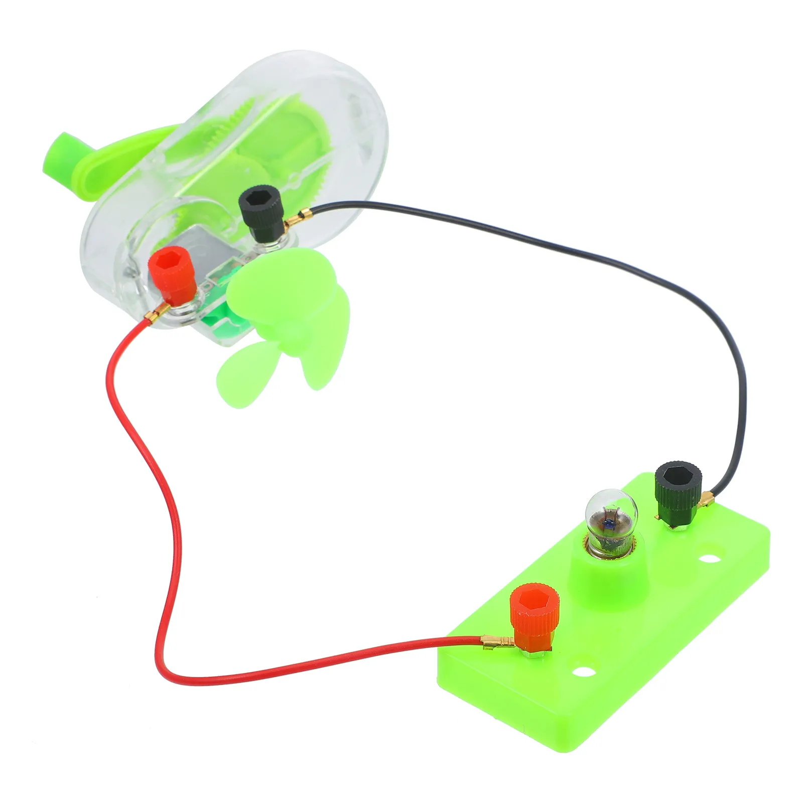 1Set Hand Crank Generator DIY Educational Science Kit -on Electricity Project Emergency Power Generator Experiment
1Set Hand Crank Generator DIY Educational Science Kit -on Electricity Project Emergency Power Generator Experiment
