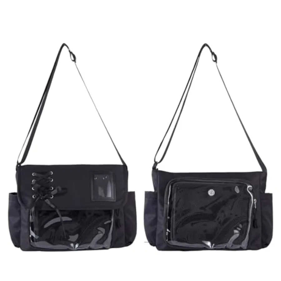 kawaii ita bag crossbody, messenger bag, pin display bag, Japanese itabag, cute shoulder tote bag, anime pin purse, nylon
kawaii ita bag crossbody, messenger bag, pin display bag, Japanese itabag, cute shoulder tote bag, anime pin purse, nylon