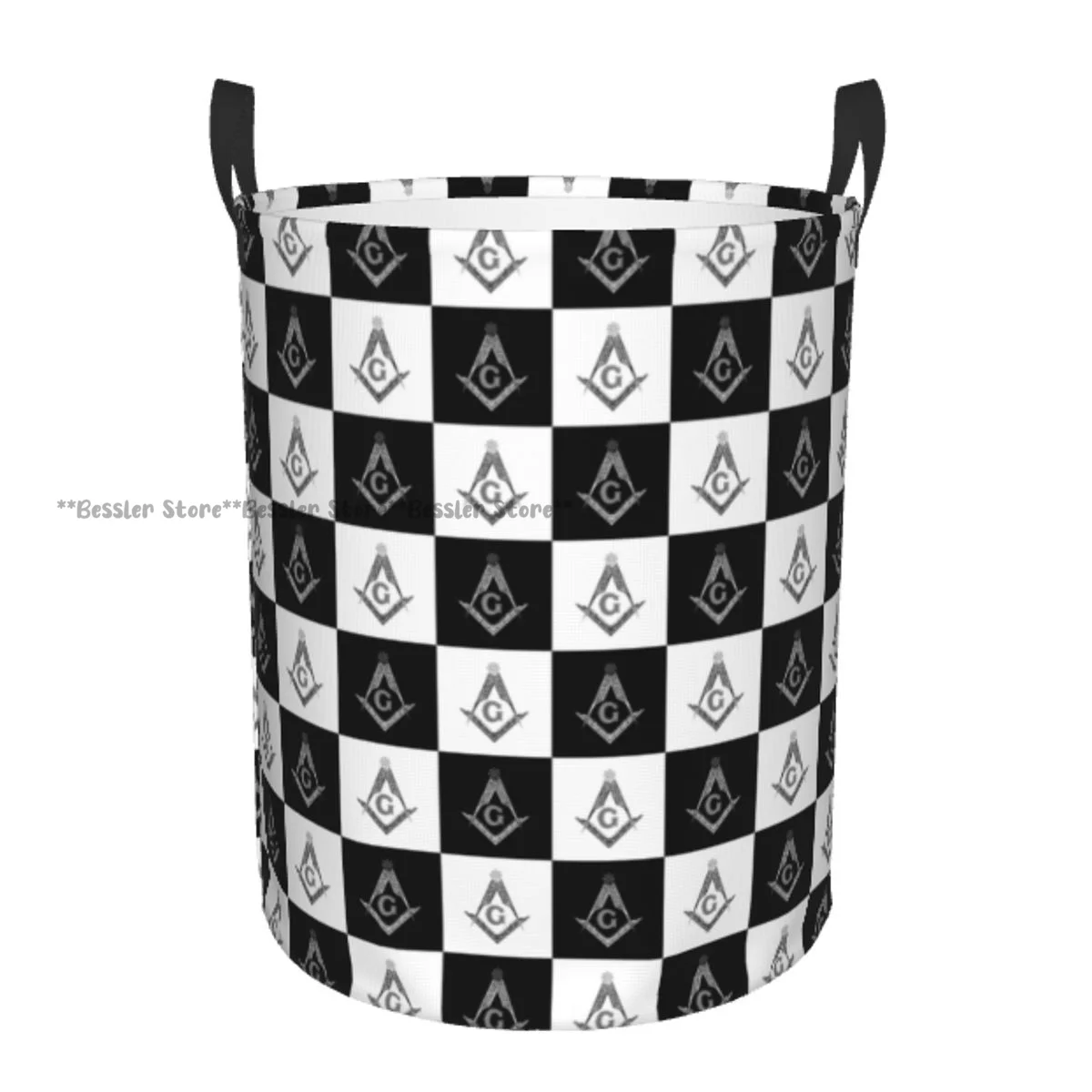 Dirty Laundry Basket Freemason Checkered Folding Clothing Storage Bucket
Dirty Laundry Basket Freemason Checkered Folding Clothing Storage Bucket