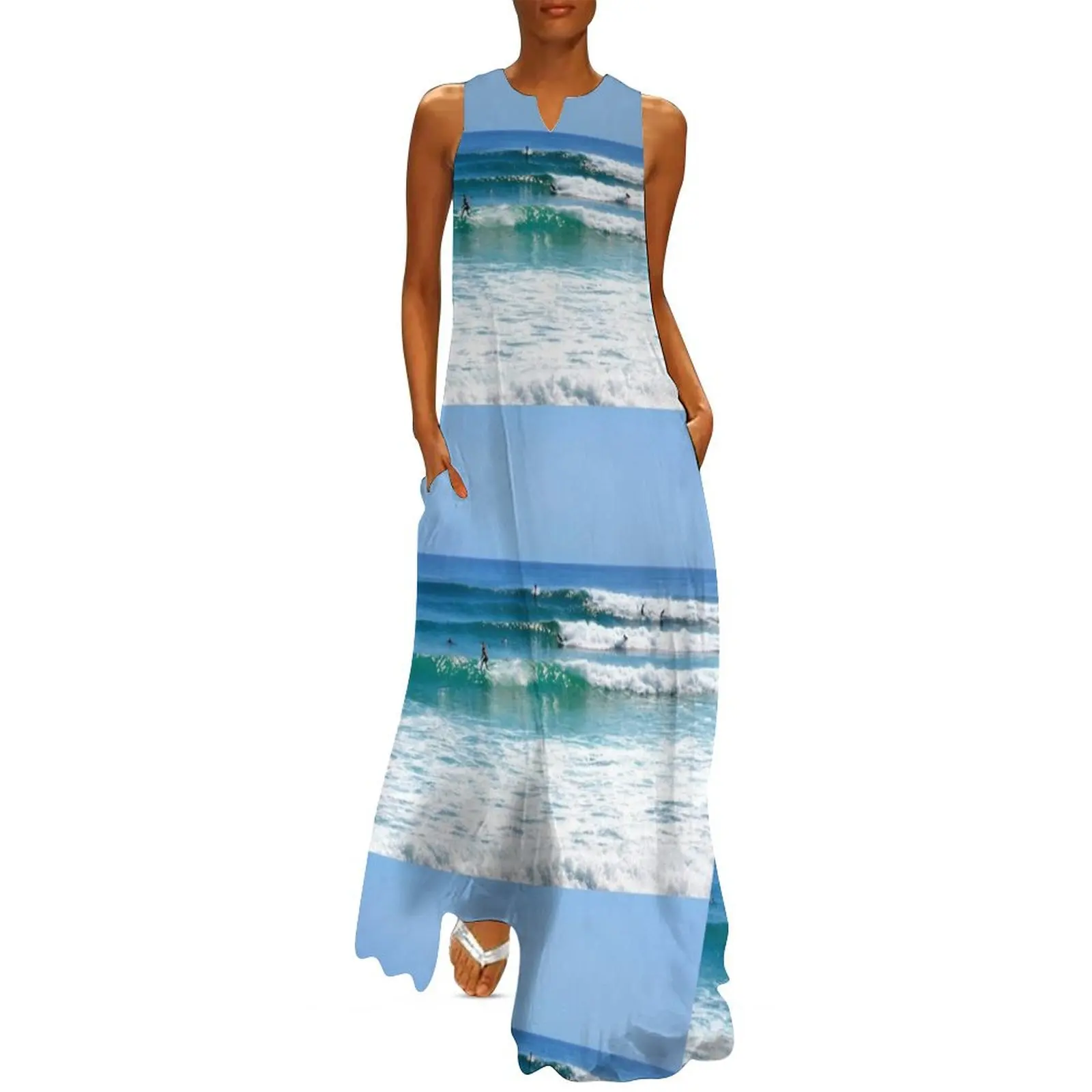 Surfs up - Rainbow Bay Long Dress loose summer dress summer clothes dress women summer
Surfs up - Rainbow Bay Long Dress loose summer dress summer clothes dress women summer