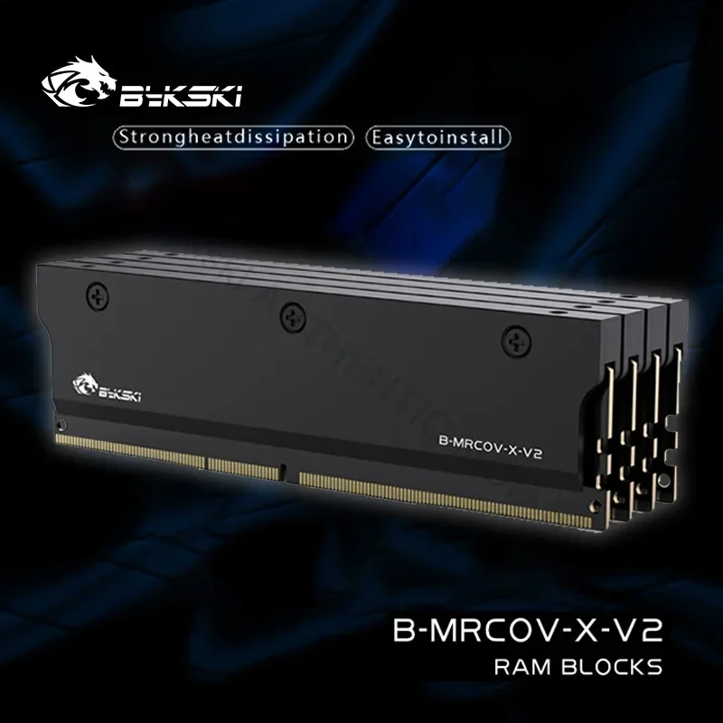 Bykski B-MRCOV-X-V2, Memory DDR4 DDR5 RAM Armor Water Block Cooling Vest Support GEN 5 Memory Heat Sink, Full Aluminum
Bykski B-MRCOV-X-V2, Memory DDR4 DDR5 RAM Armor Water Block Cooling Vest Support GEN 5 Memory Heat Sink, Full Aluminum