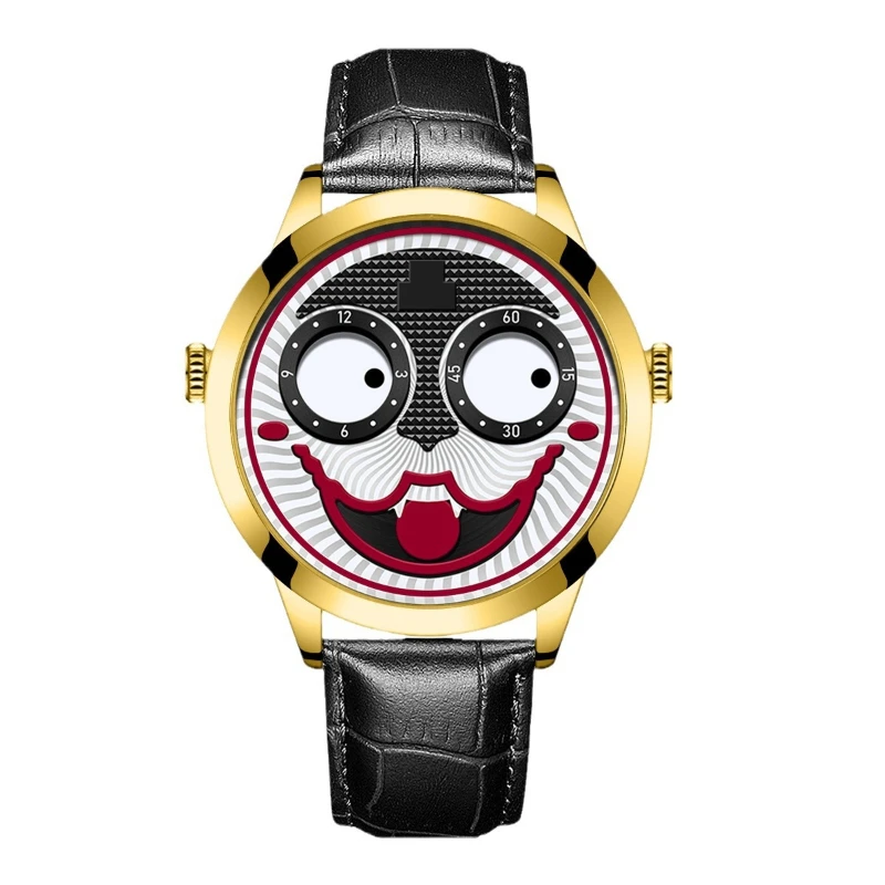 2025 Creative Watches For Men Clown Fashion Quartz Wristwatches Leather Strap Mens Watch Cool Joker Reloj Hombre Hand Clock Y2k
2025 Creative Watches For Men Clown Fashion Quartz Wristwatches Leather Strap Mens Watch Cool Joker Reloj Hombre Hand Clock Y2k