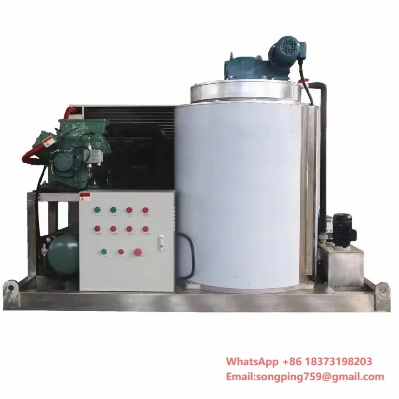 2 Tons Ice Flake Machine Higher Refrigeration Effciency Dry Flake Ice Making Machine for Philippines
2 Tons Ice Flake Machine Higher Refrigeration Effciency Dry Flake Ice Making Machine for Philippines