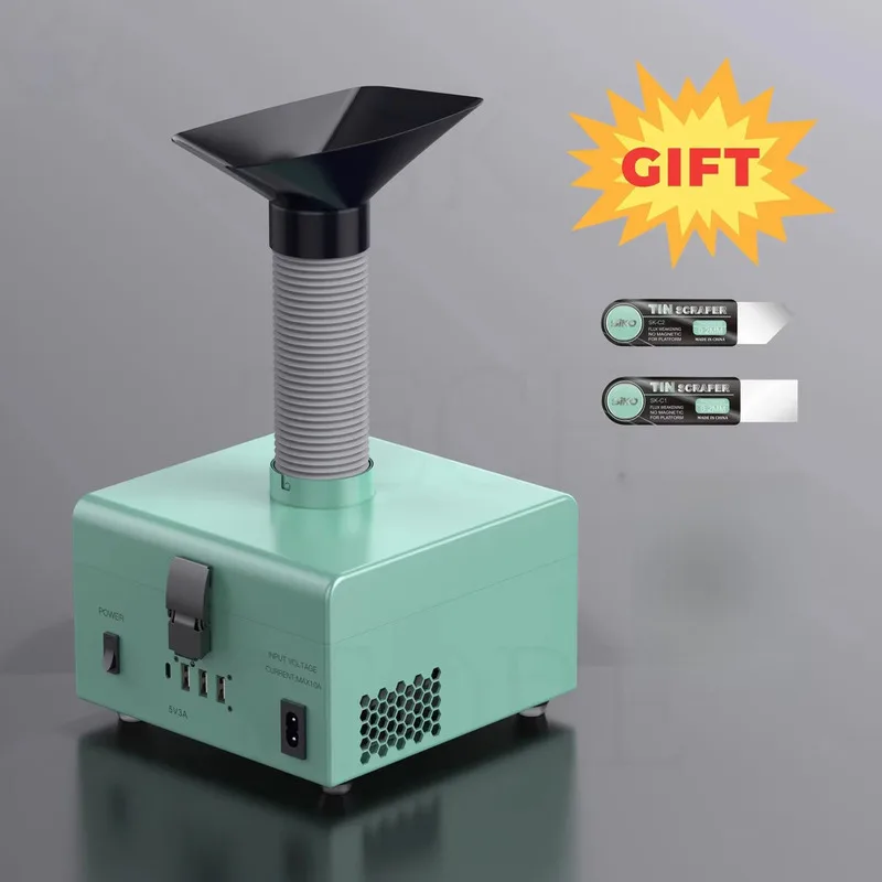 SK-102 Fume Extractor 150W Soldering Smoke Extractor with 3-Stage Filters &LED Strong Suction Purifier for Engraving DIY Welding
SK-102 Fume Extractor 150W Soldering Smoke Extractor with 3-Stage Filters &LED Strong Suction Purifier for Engraving DIY Welding