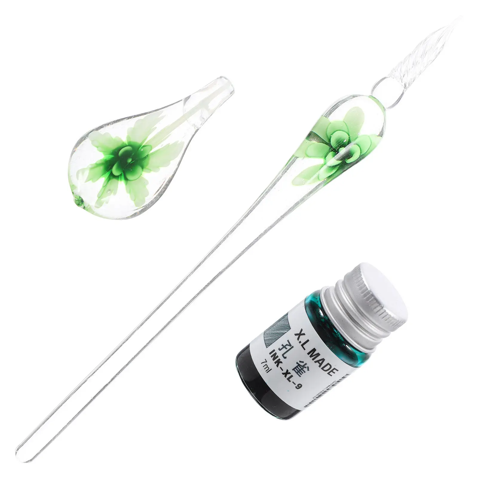 1 set 1 Set Glass Dip Pen Set For Calligraphy Writing Drawing Signature Art Portable Multi-Function Vintage Clear Glass Ink Pen
1 set 1 Set Glass Dip Pen Set For Calligraphy Writing Drawing Signature Art Portable Multi-Function Vintage Clear Glass Ink Pen