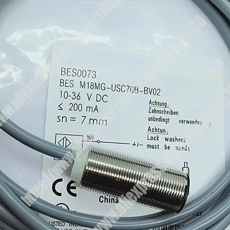 Новый BES M18MG-USC70B-BV03 -BV02 -BV05 DC 2-проводной датчик приближения без приближения
Новый BES M18MG-USC70B-BV03 -BV02 -BV05 DC 2-проводной датчик приближения без приближения