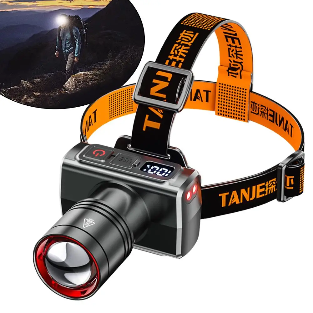 Super Bright Rechargeable Headlamp Head Light Motion Sensor Front Led Head Flashlight Waterproof For Outdoor Camping Flashing
Super Bright Rechargeable Headlamp Head Light Motion Sensor Front Led Head Flashlight Waterproof For Outdoor Camping Flashing