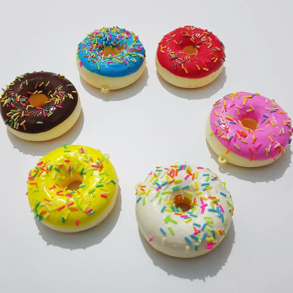 6 Pcs Simulation Donut Lightweight Fake Pendant Artificial PU Toy Bakery Prop Decorative Table Pretend Food Children Cost
6 Pcs Simulation Donut Lightweight Fake Pendant Artificial PU Toy Bakery Prop Decorative Table Pretend Food Children Cost