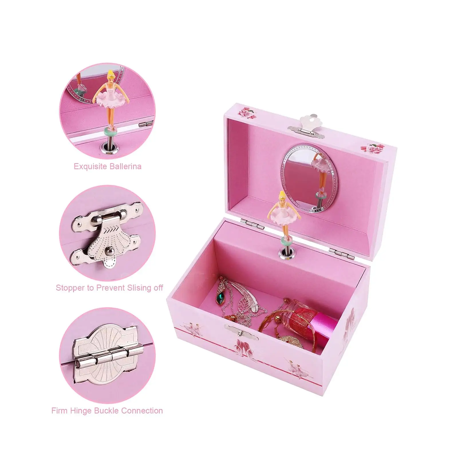 Jewelry Storage Music Box Practical Jewelry Organizer for Girls Necklace
Jewelry Storage Music Box Practical Jewelry Organizer for Girls Necklace