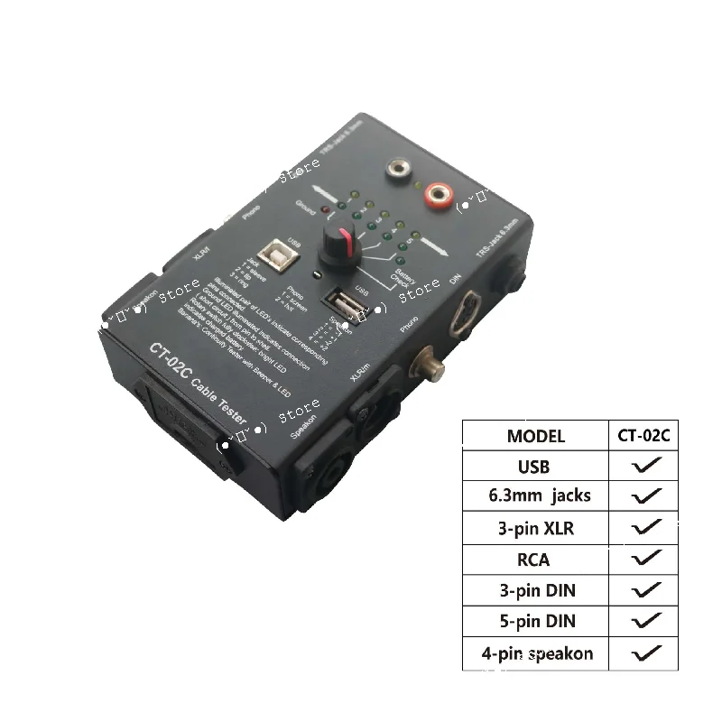 Multi purpose audio cable testing instrument, engineering wiring multifunctional cable tester, cable tester
Multi purpose audio cable testing instrument, engineering wiring multifunctional cable tester, cable tester