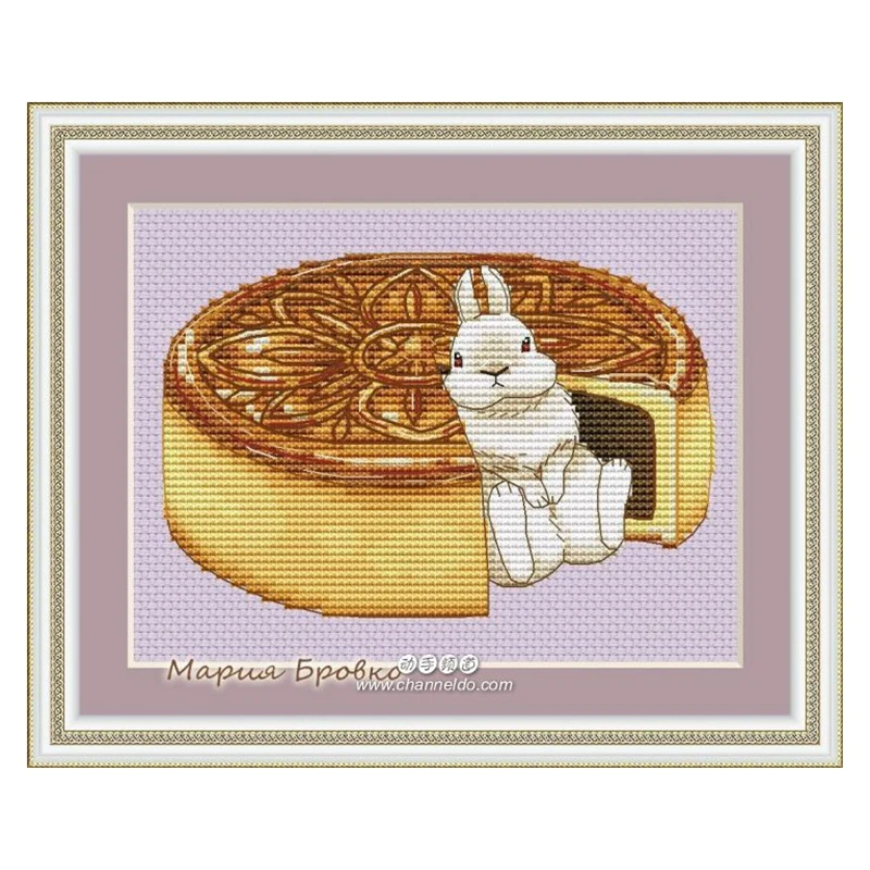 Cross-stitch set: Food belly Mooncake Rabbit 28ct, 18ct, 14ct, 11ct. You can choose the printed fabric embroidery material packa
Cross-stitch set: Food belly Mooncake Rabbit 28ct, 18ct, 14ct, 11ct. You can choose the printed fabric embroidery material packa