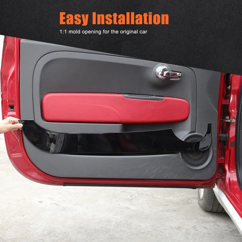 For Fiat 500 2011-2019 PVC Epoxy Black Interior Door Panel Anti Kick Trim Sticker Car Accessories
For Fiat 500 2011-2019 PVC Epoxy Black Interior Door Panel Anti Kick Trim Sticker Car Accessories