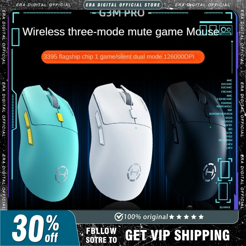 Беспроводная мышь HECATE G3M PRO, Bluetooth, три режима, бесшумная зарядка, RGB, эргономичная, легкая, для ПК, подарок, для офиса, игровая мышь для киберспорта
Беспроводная мышь HECATE G3M PRO, Bluetooth, три режима, бесшумная зарядка, RGB, эргономичная, легкая, для ПК, подарок, для офиса, игровая мышь для киберспорта