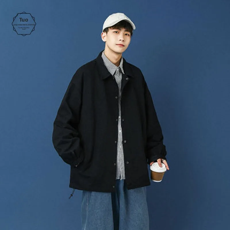 Модная повседневная свободная мужская рабочая куртка для весны и осени, стильная уличная одежда, длинный рукав, полиэстер
Модная повседневная свободная мужская рабочая куртка для весны и осени, стильная уличная одежда, длинный рукав, полиэстер