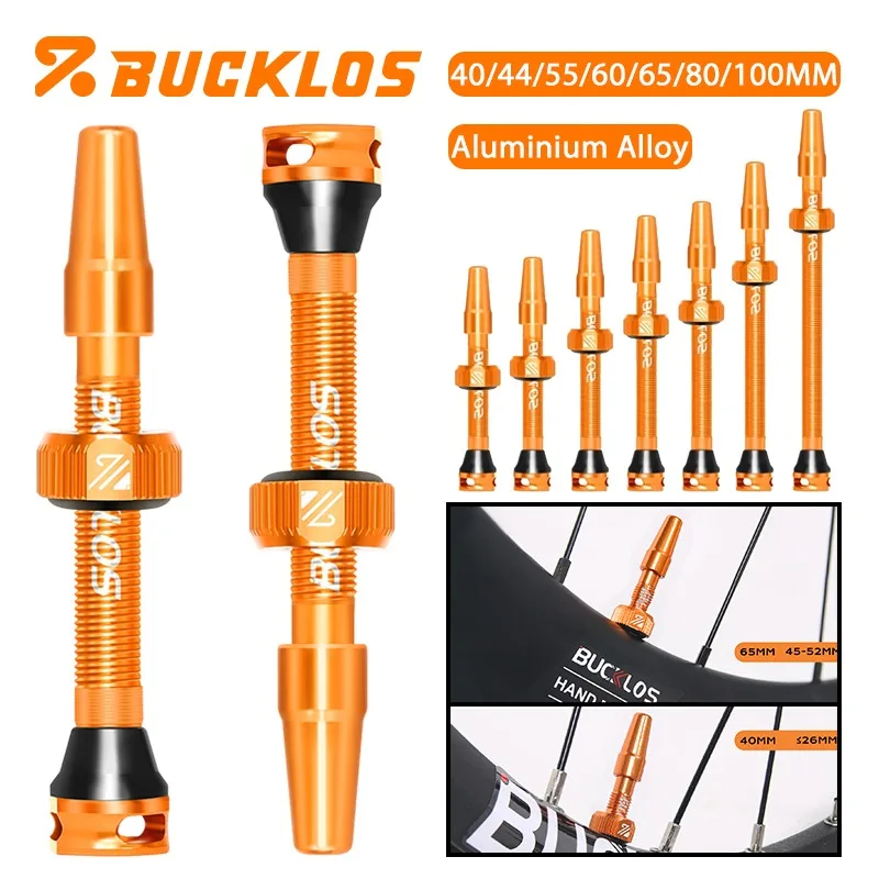 BUCKLOS Bike Tubeless Valve 40/44/55/60/65/80/100mm Bicycle Tubeless Presta Valve Aluminum Alloy Bicycle Presta Valves F/V Valve
BUCKLOS Bike Tubeless Valve 40/44/55/60/65/80/100mm Bicycle Tubeless Presta Valve Aluminum Alloy Bicycle Presta Valves F/V Valve