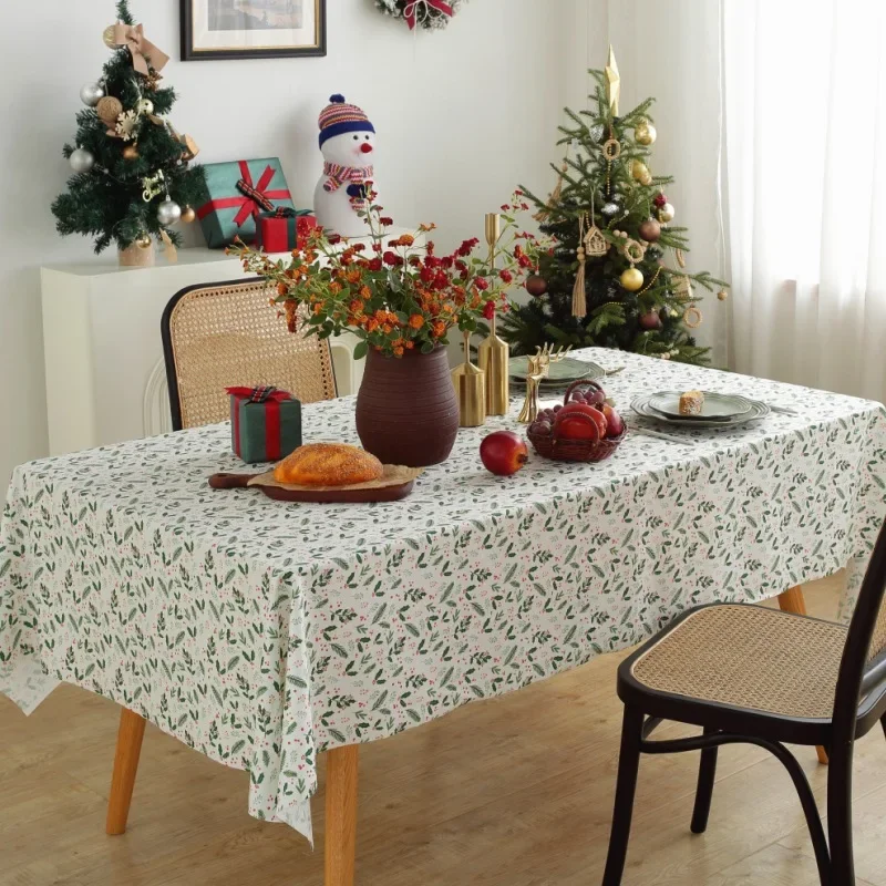 Cotton Linen Christmas Green Plants Coffee Tables Cloth Rectangular Tablecloths for Dining Desks Room Decor
Cotton Linen Christmas Green Plants Coffee Tables Cloth Rectangular Tablecloths for Dining Desks Room Decor