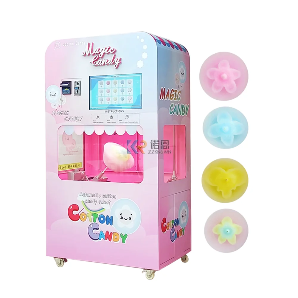 Professional Full Automatically Small Flower Sugar Cotton Candy Vending Machine to Make Cotton Candy
Professional Full Automatically Small Flower Sugar Cotton Candy Vending Machine to Make Cotton Candy