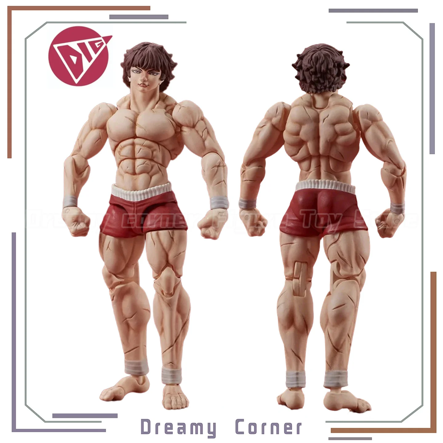 【In Stock】DIG DIGACTION BAKI HANMA 1/24 Action Figure
【In Stock】DIG DIGACTION BAKI HANMA 1/24 Action Figure